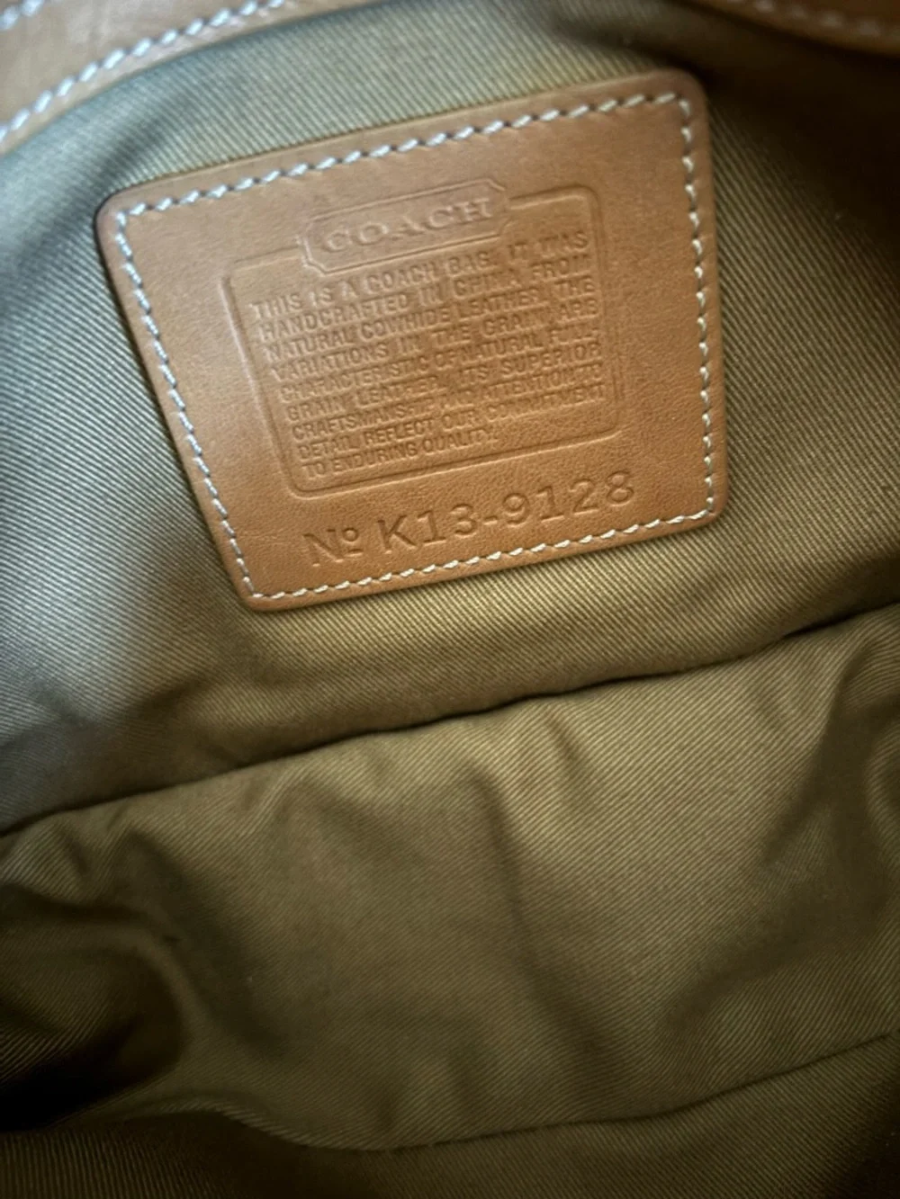 Vintage Coach Legacy Field Bag (Model 9128) - Picture 11 of 13